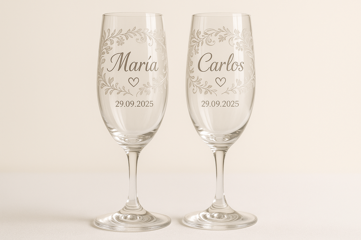 Copas Personalizadas | Bodas y Eventos | Grabado Personalizado | Arte44