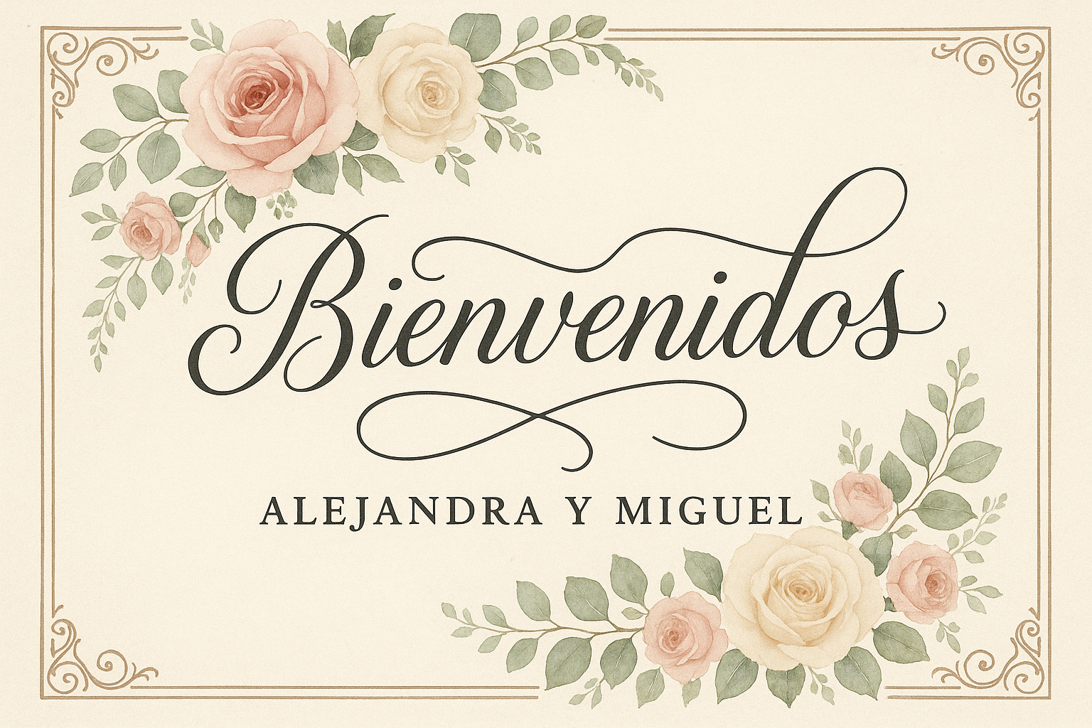 Carteles de Bienvenida