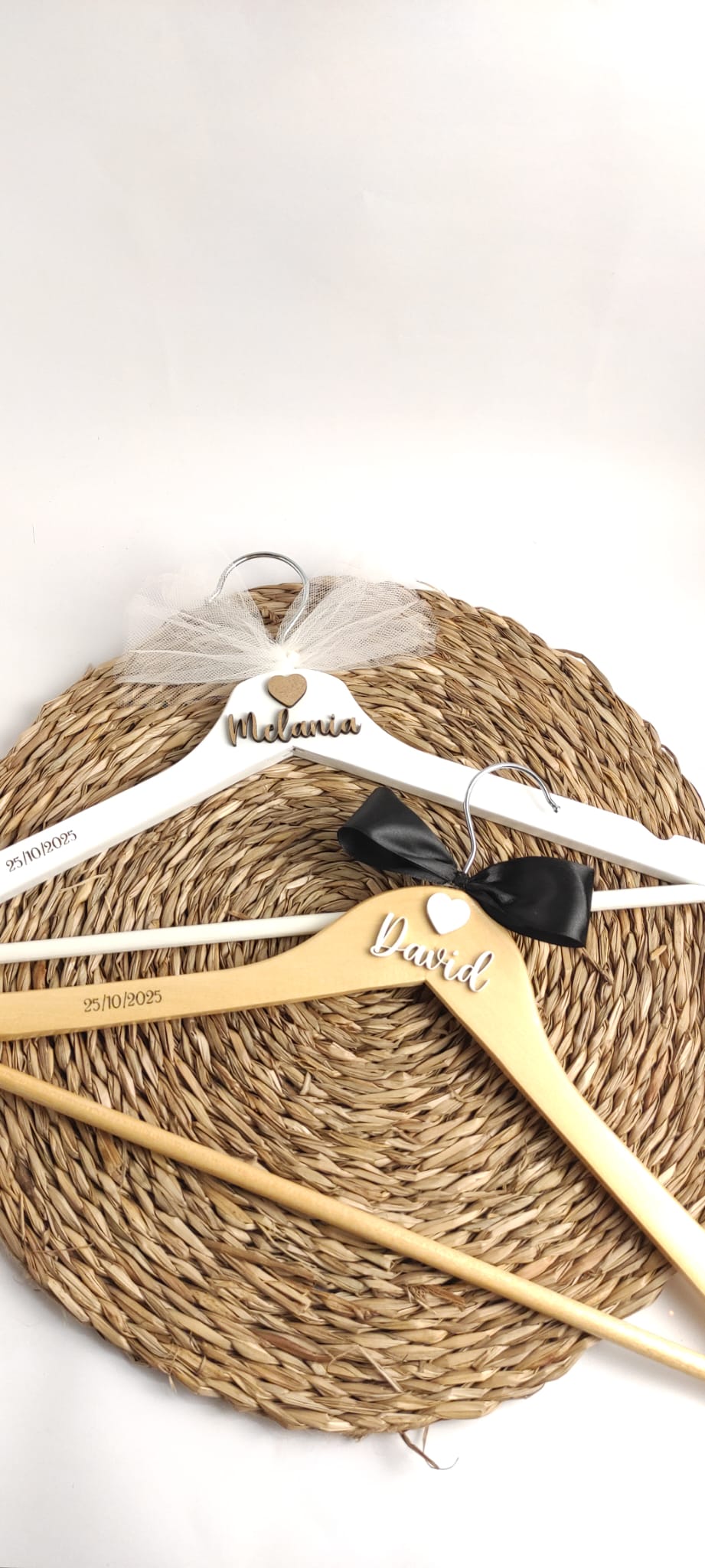 Perchas Personalizadas Comunión | Detalles Ceremonia | Madera Grabada | Arte44