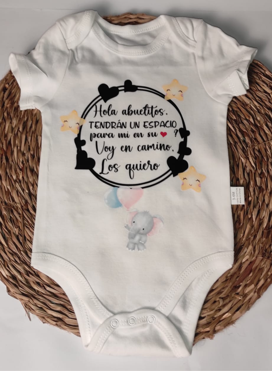Body personalizado bebé