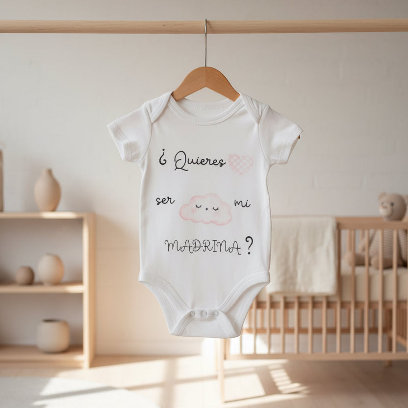 Body personalizado anuncio de madrina