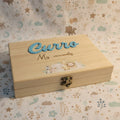 Caja de madera para recuerdos bebé personalizado - Arte44 Utrera