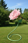 Flor gigante decorativa para eventos