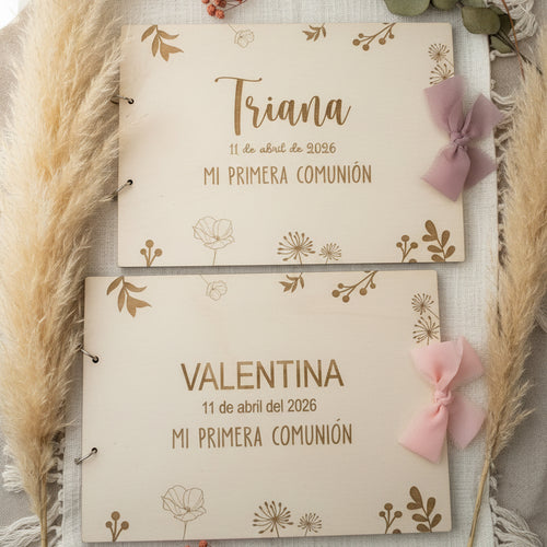 Álbum para firmas Comunión personalizado - Arte44 Utrera