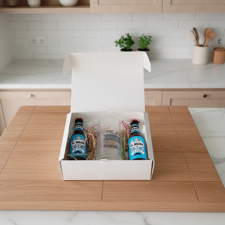 Pack de jarra de cerveza personalizada para el Día del Padre