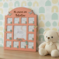 Portafotos mariposa personalizado para el primer año del bebé