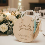 Placa Los Siguientes Personalizada Boda | Detalle Bodas Romántico, foto 2 de 2 - Arte44