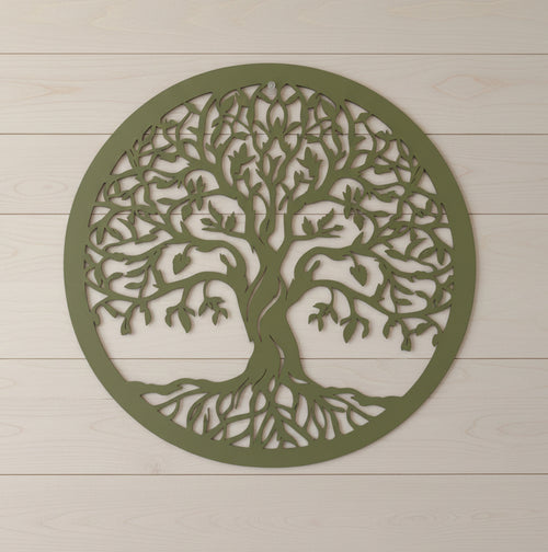 Árbol genealógico de madera personalizado