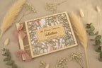 Álbum de comunión de madera personalizado, modelo Valentina
