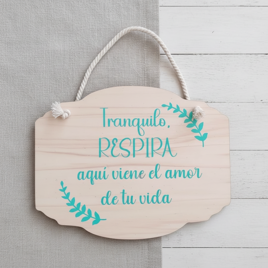 Cartel de madera para Pajes boda personalizado, foto 2 de 2 - Arte44