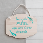 Cartel de madera para Pajes boda personalizado, foto 2 de 2 - Arte44