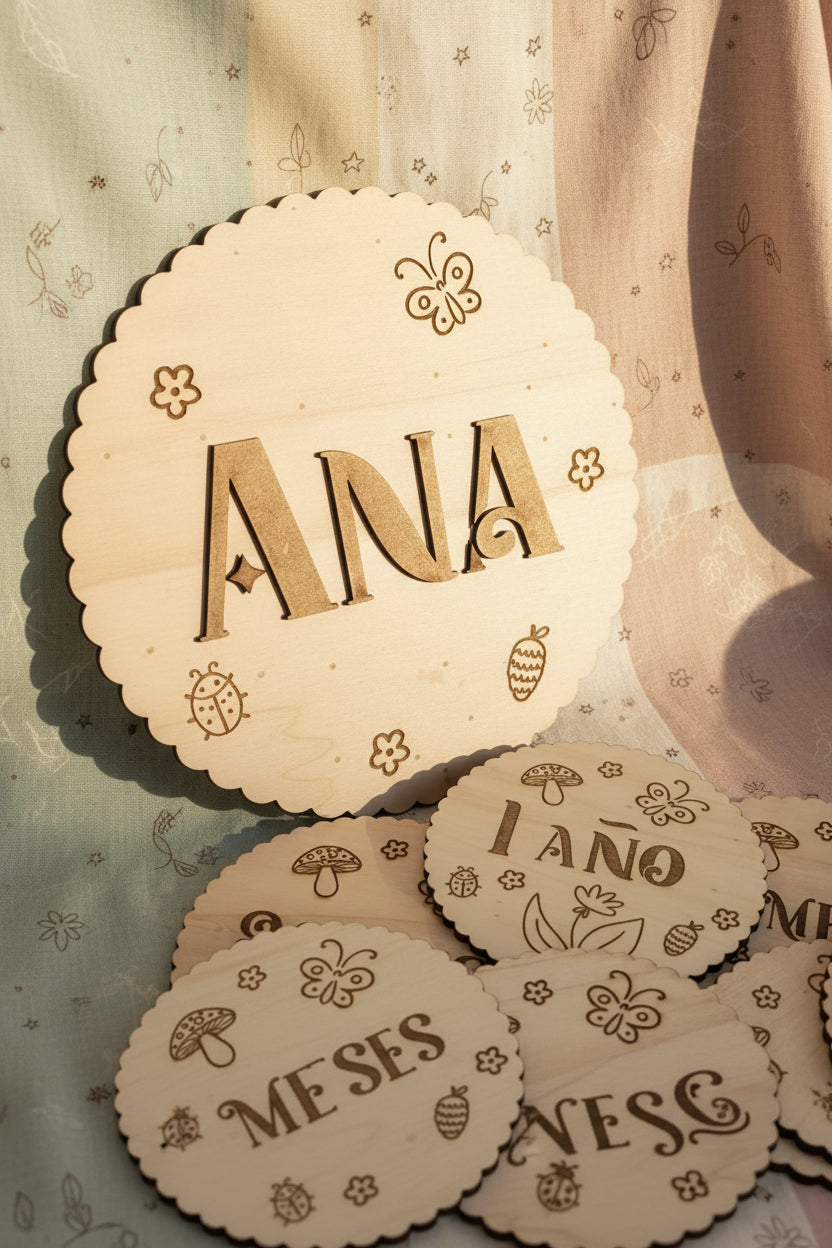 Cumplemés bebe personalizado