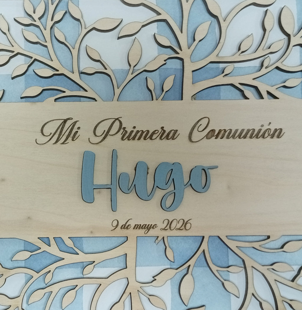 Álbum para firmas y fotos modelo Hugo para su Primera Comunión personalizado, foto 2 de 2 - Arte44