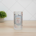 Jarra de cristal personalizada para profesor