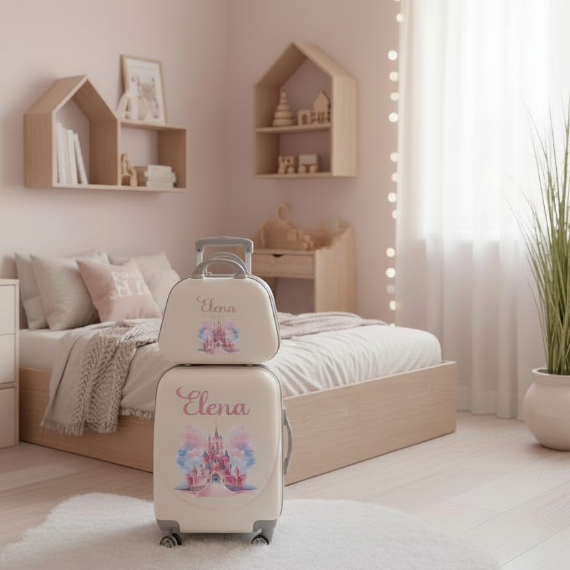 Maleta y neceser personalizados con temática Disney