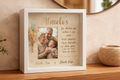 Marco de madera personalizado con foto de los abuelos