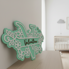 Inicial decorativa de madera personalizada