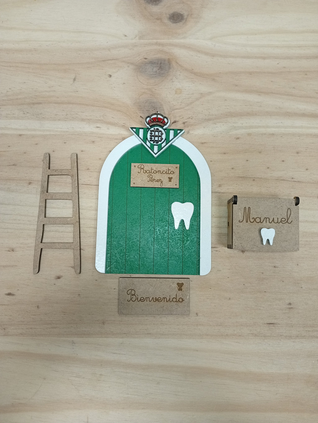 Puerta ratón Pérez del Betis personalizado, foto 2 de 2 - Arte44