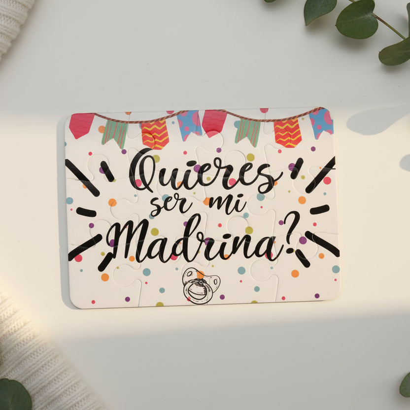 Puzzle personalizado Quieres ser mi padrino ,madrina?, foto 2 de 2 - Arte44