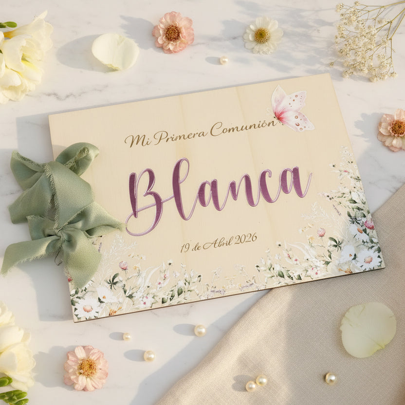 Álbum de firmas personalizado