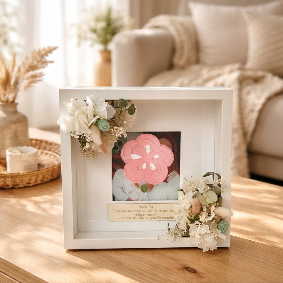 Marco flor preservada