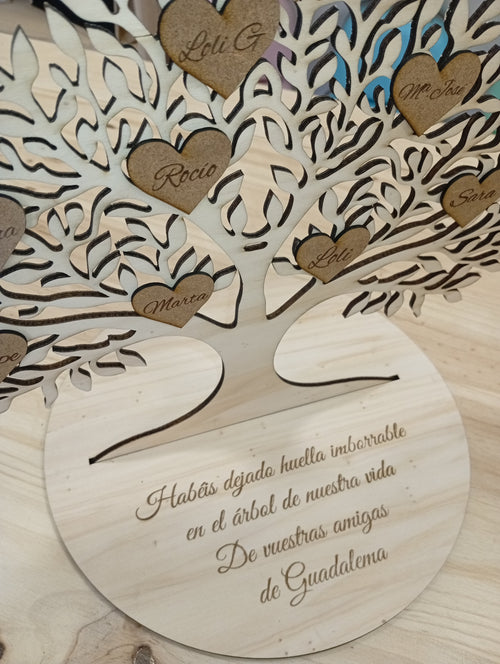 Árbol Amistad personalizado, foto 2 de 2 - Arte44