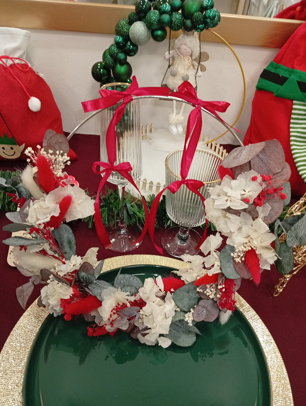 Porta-alianzas modelo Navidad