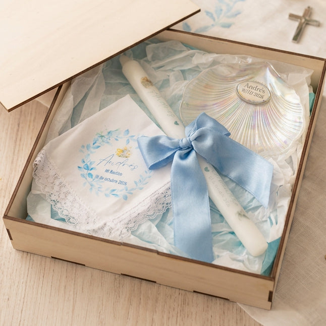 Caja bautizo personalizada