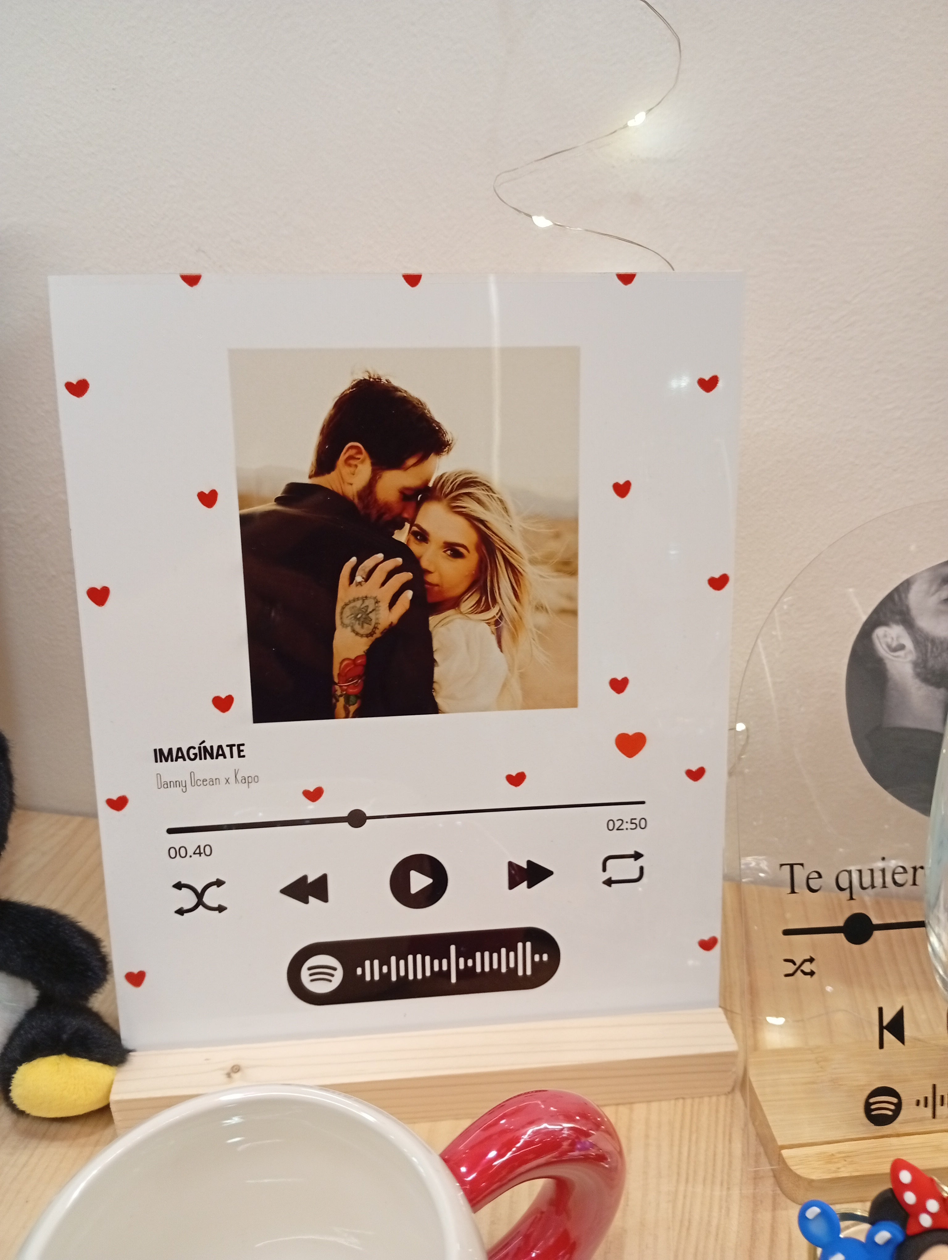 Placa Spotify aluminio