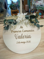 Placa para silla Comunión