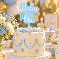 Topper de madera para tarta personalizado