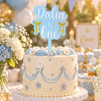 Topper de madera para tarta personalizado
