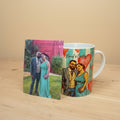 Taza personalizada estilo cómic con foto