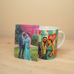 Taza personalizada estilo cómic con foto
