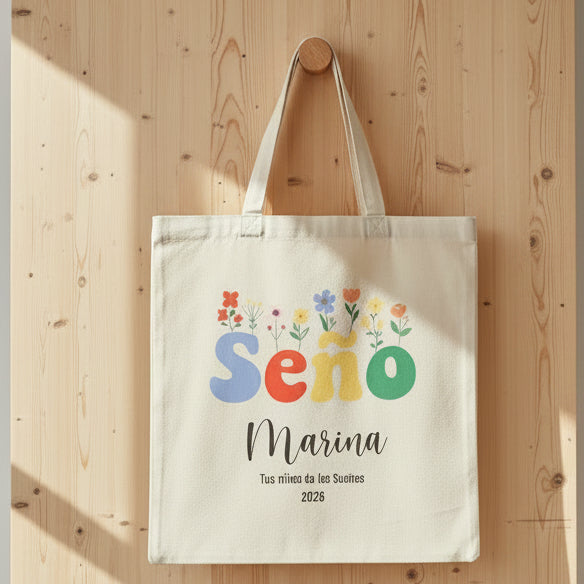 Totebag personalizado de algodón para regalos - Arte44 Utrera